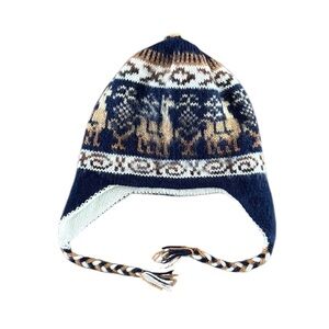 Peruvian Hat Handmade Chullo Llamas